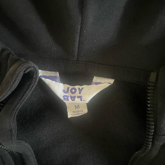 Women's French Terry 1/2 Zip Hooded Pullover Sweatshirt - JoyLab™ - Picture 5 of 6